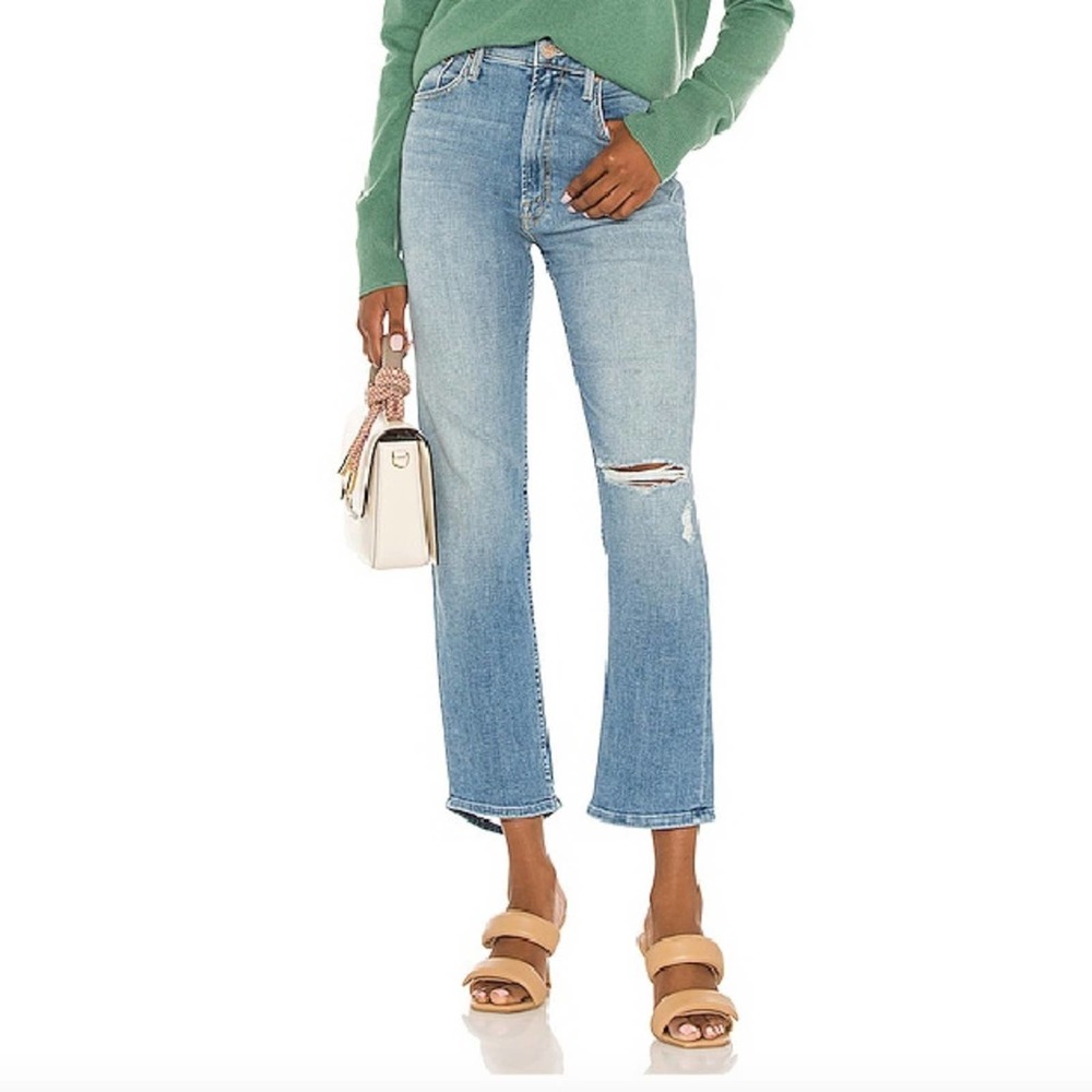 Mother High Waisted Rider Ankle In Kiss And Make Up Again 27